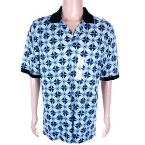 Grand Slam Men Polo Shirt Delta Blue Size L - NWT